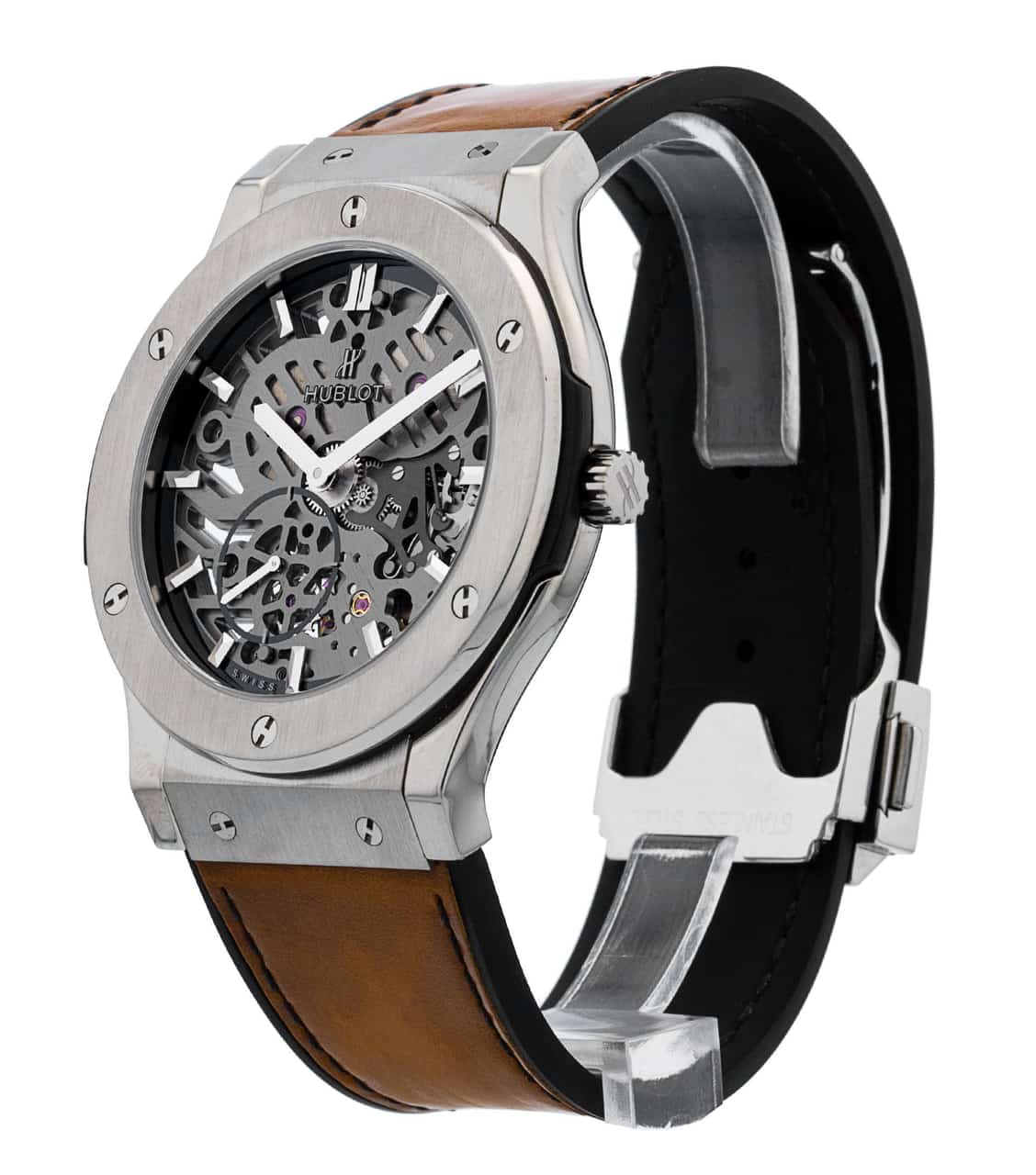 ブシェ美様 Hublot Classic Fusion - Skeleton Dial & Leather Strap